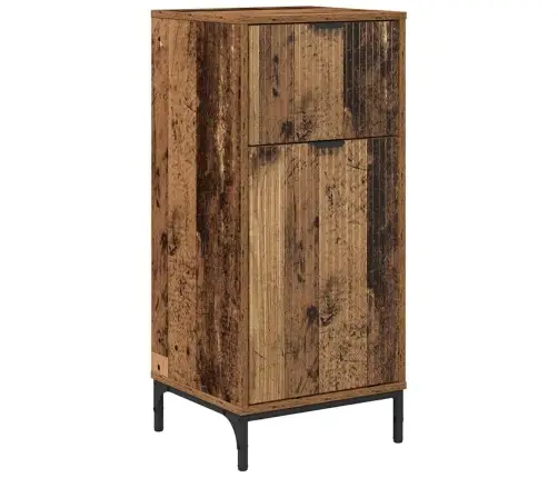 Vannas Istabas Mēbeļu Komplekts Vecs Koks Inženierkoks, Metāls Vidaxl