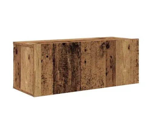 Sienas Tv Skapis Ar Plauktu 4 Pcs Vecs Koks 80 X 30 X 30.5 Cm Vidaxl