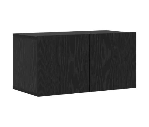 Telerikapi Komplekt 3 Pcs Must Tamm Tehispuit