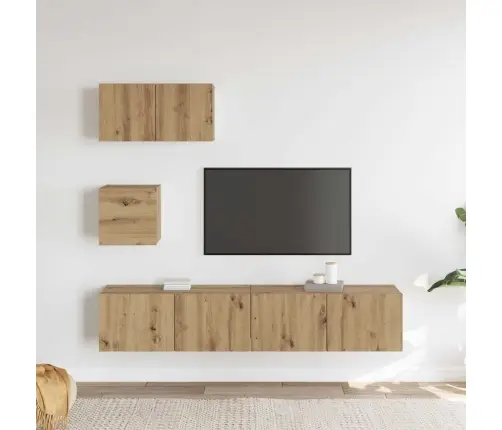 Telerikapi Komplekt 3 Pcs Käsitööpuu Tehispuit