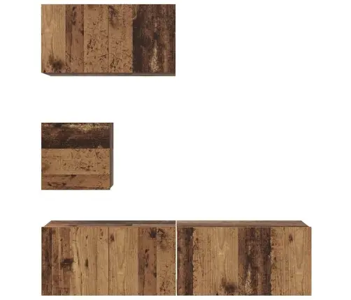 Tv Skapīšu Komplekts 4 Pcs Vecs Koks 60 X 30 X 30 Cm Vidaxl Tv Skapīšu Komplekts 4 Pcs Vecs Koks 60 X 30 X 30 Cm Vidaxl