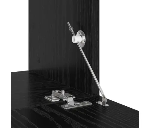 Tv Spintelių Komplektas 4 Pcs Juoda Ąžuolo 60 X 30 X 30 Cm