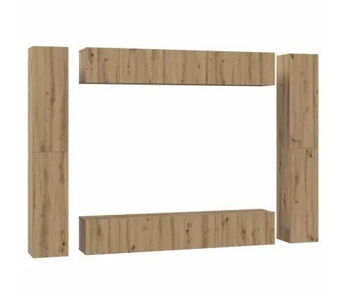 Telerikapi Komplekt 10 Pcs Käsitööpuu Tehispuit