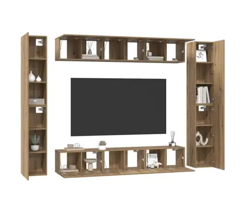 Telerikapi Komplekt 10 Pcs Käsitööpuu Tehispuit