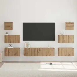 Telerikapi Komplekt 8 Pcs Käsitöötamm 60 X 30 X 30 Cm Tehispuit