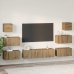 Tv Skapīšu Komplekts 8 Pcs Amatnieku Ozola 60 X 30 X 30 Cm Vidaxl