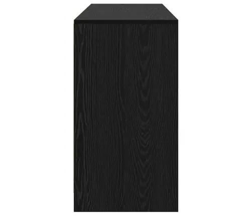 Puse 3 Pcs Melns Ozols 70 X 41 X 75 Cm Inženierijas Koks Vidaxl