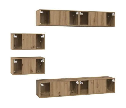 Telerikapi Komplekt 6 Pcs Käsitööpuu Tehispuit