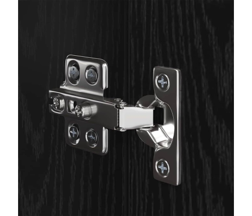Tv Skapīšu Komplekts 3 Pcs Melni Ozoli 60 X 30 X 30.5 Cm Vidaxl