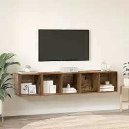 Tv Skapju Komplekts 2 Pcs Veca Koka 37 X 37 X 142.5 Cm Vidaxl
