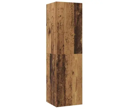 Tv Spintelės Komplektas 4 Pcs Sena Mediena 200 X 30 X 30 Cm