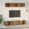 Tv Spintelių Komplektas 5 Pcs Sena Mediena 100 X 30 X 30 Cm