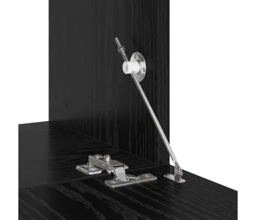 Tv Skapīšu Komplekts Ar Plauktu Ar Uzglabāšanu Ar Durvīm 10 Pcs Melni Ozoli Vidaxl