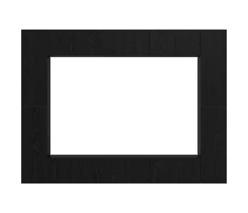 Tv Skapīšu Komplekts Ar Plauktu Ar Uzglabāšanu Ar Durvīm 10 Pcs Melni Ozoli Vidaxl