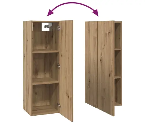 Tv Spintelių Komplektas 10 Pcs Amatininkų Ąžuolas