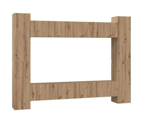 Tv Spintelių Komplektas 10 Pcs Artisano Ąžuolo
