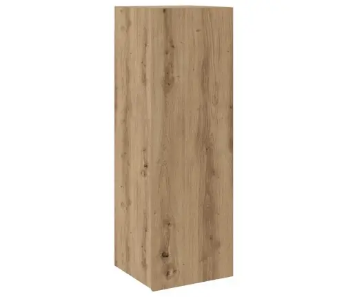 Tv Spintelių Komplektas 4 Pcs Artisano Ąžuolo 30.5 X 30 X 90 Cm