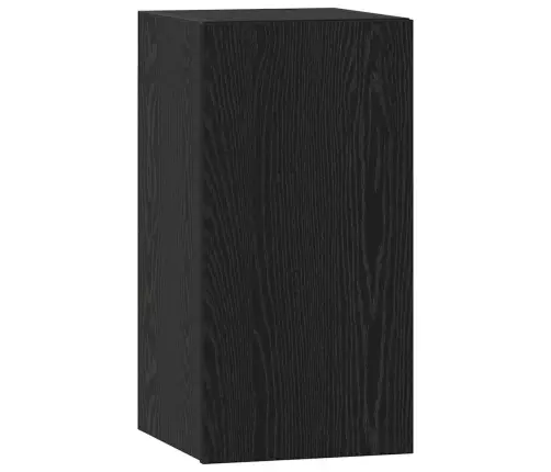 Tv Skapju Komplekts 4 Pcs Melni Ozoli 60 X 30 X 30 Cm Vidaxl