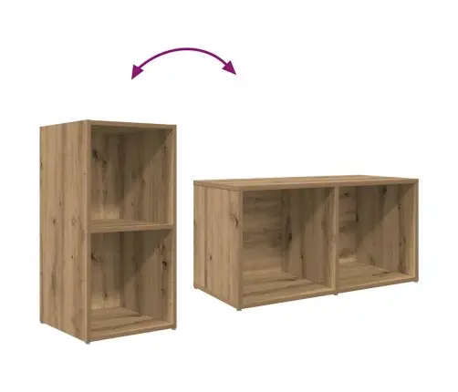 Tv Kapi Komplekt Seinale Kinnitatav 8 Pcs Käsitööpuu Tehispuit