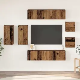 Televizora Skapju Komplekts 8 Pcs Vecs Koks 30.5 X 30 X 60 Cm Vidaxl