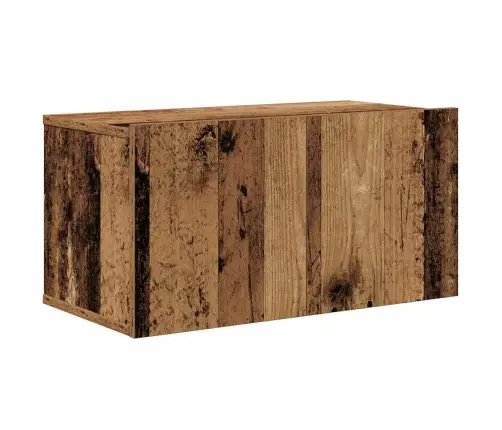 Tv Skapīšu Komplekts 4 Pcs Vecs Koks 30.5 X 30 X 90 Cm Vidaxl