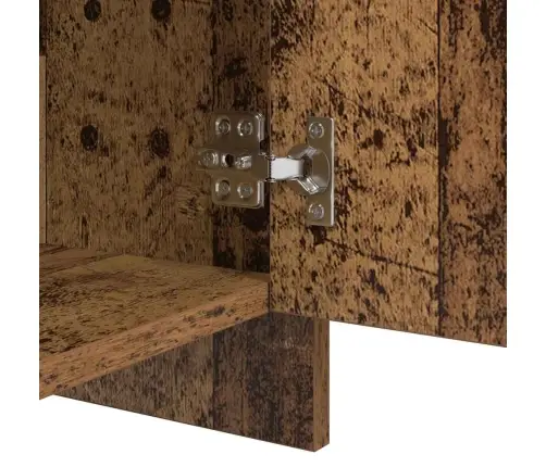 Šoninės Lentynos 2 Pcs Sena Mediena 70 X 41 X 75 Cm