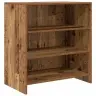 Šoninės Lentynos 2 Pcs Sena Mediena 70 X 41 X 75 Cm