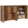 Šoninės Lentynos 2 Pcs Sena Mediena 70 X 41 X 75 Cm