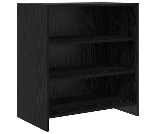 Puse 2 Pcs Melns Ozols 70 X 41 X 75 Cm Inženierijas Koks Vidaxl