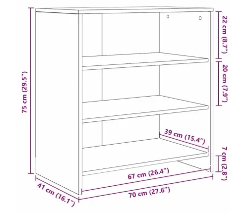 Puse 2 Pcs Amatnieku Ozola 70 X 41 X 75 Cm Inženierijas Koks Vidaxl Puse 2 Pcs Amatnieku Ozola 70 X 41 X 75 Cm Inženierijas Koks Vidaxl