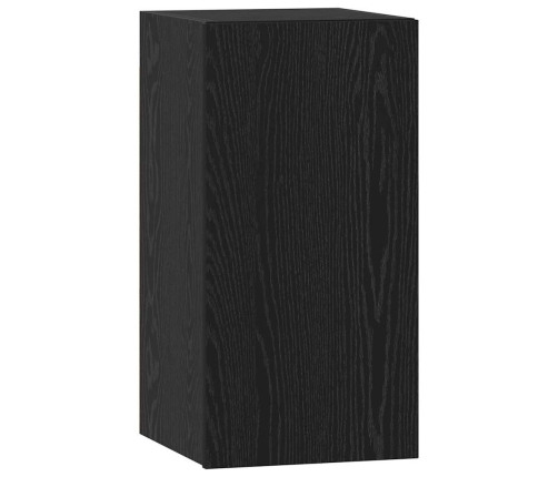 Tv Skapīšu Komplekts 6 Pcs Melni Ozoli 60 X 30 X 30 Cm Vidaxl