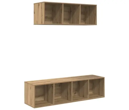 Tv Kapi Komplekt Seinale Kinnitatav 2 Pcs Käsitöötamm Tehispuit