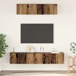 Tv Kapi Komplekt Seinale Kinnitatav 4 Pcs Vana Puit Tehispuit