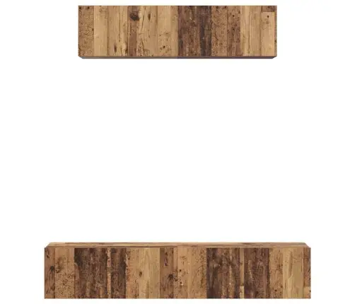 Tv Kapi Komplekt Seinale Kinnitatav 4 Pcs Vana Puit Tehispuit