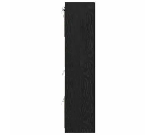 Tv Skapīšu Komplekts 8 Pcs Melni Ozoli 181 X 30 X 120 Cm Vidaxl