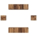 Tv Skapīšu Komplekts 6 Pcs Vecs Koks Vidējs 30.5 X 30 X 30 Cm Vidaxl