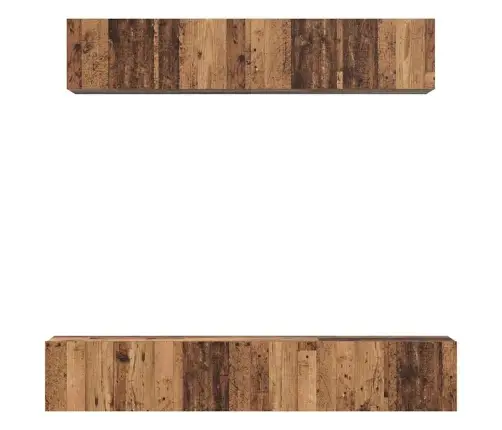 Tv Skapju Komplekts Ar Plauktu 5 Pcs Vecs Koks Standarta Vidējs Vidaxl