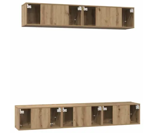 Telerikapi Komplekt 5 Pcs Käsitööpuu Tehispuit