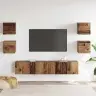 Televizora Skapīša 6 Pcs Brūna 160 X 30 X 30 Cm Vidaxl