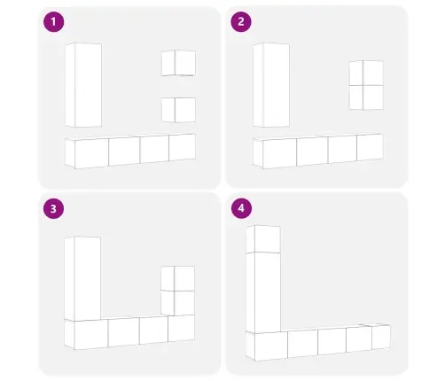 Tv Kapi Komplekt 6 Pcs Must Tamm 160 X 30 X 30.5 Cm Tehispuit