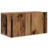 Tv Skapīšu Komplekts 6 Pcs Vecs Koks 100 X 30 X 30 Cm Vidaxl