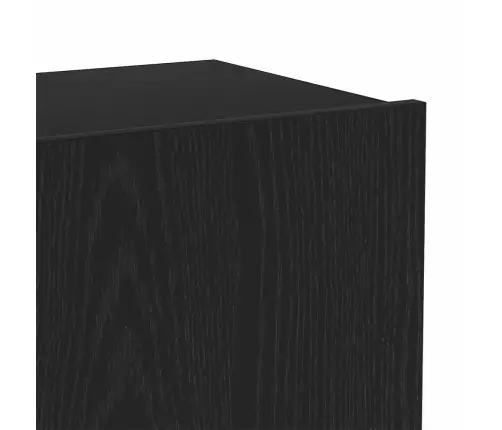 Televizora Skapīša 8 Pcs Melna 221 X 30 X 180 Cm Vidaxl