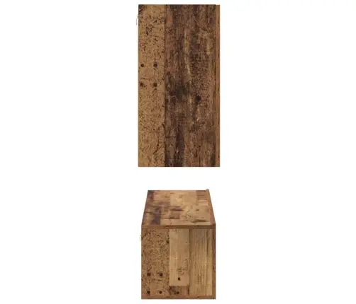 Tv Skapīšu Komplekts 4 Pcs Vecs Koks 30.5 X 30 X 60 Cm Vidaxl