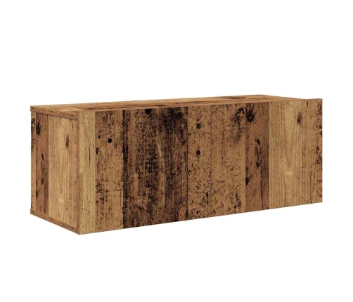 Tv Skapīšu Komplekts Ar Plauktu 6 Pcs Veca Koka 80 X 30 X 30 Cm Vidaxl