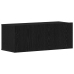 Tv Skapīšu Komplekts 6 Pcs Melns Ozols 80 X 30 X 30 Cm Vidaxl