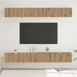 Telerikapi Komplekt 6 Pcs Käsitöötamm 80 X 30 X 30 Cm Tehispuit