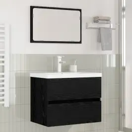 Vannas Istabas Mēbeļu Komplekts 3 Pcs Amatnieku Ozola Vidaxl