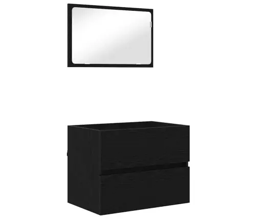 Vannas Istabas Mēbeļu Komplekts 3 Pcs Amatnieku Ozola Vidaxl