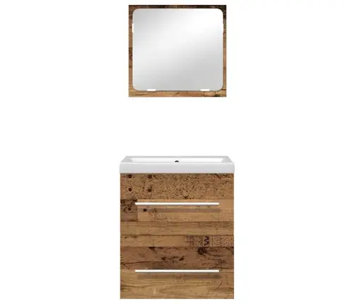 Vannas Istabas Mēbeļu Komplekts Ar Atvilktni 2 Pcs Vecs Koks Vidaxl Vannas Istabas Mēbeļu Komplekts Ar Atvilktni 2 Pcs Vecs Koks Vidaxl