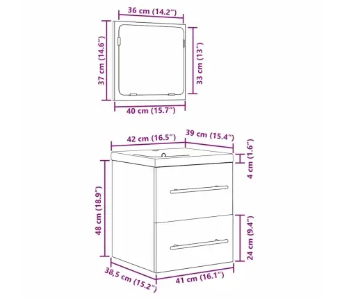 Vannas Istabas Mēbeļu Komplekts Ar Atvilktni 2 Pcs Vecs Koks Vidaxl Vannas Istabas Mēbeļu Komplekts Ar Atvilktni 2 Pcs Vecs Koks Vidaxl